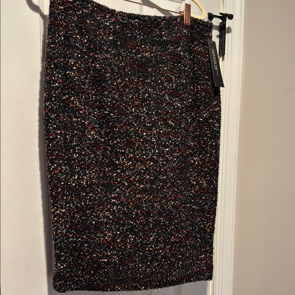 Lafayette 148 Multicolor Tweed Skirt